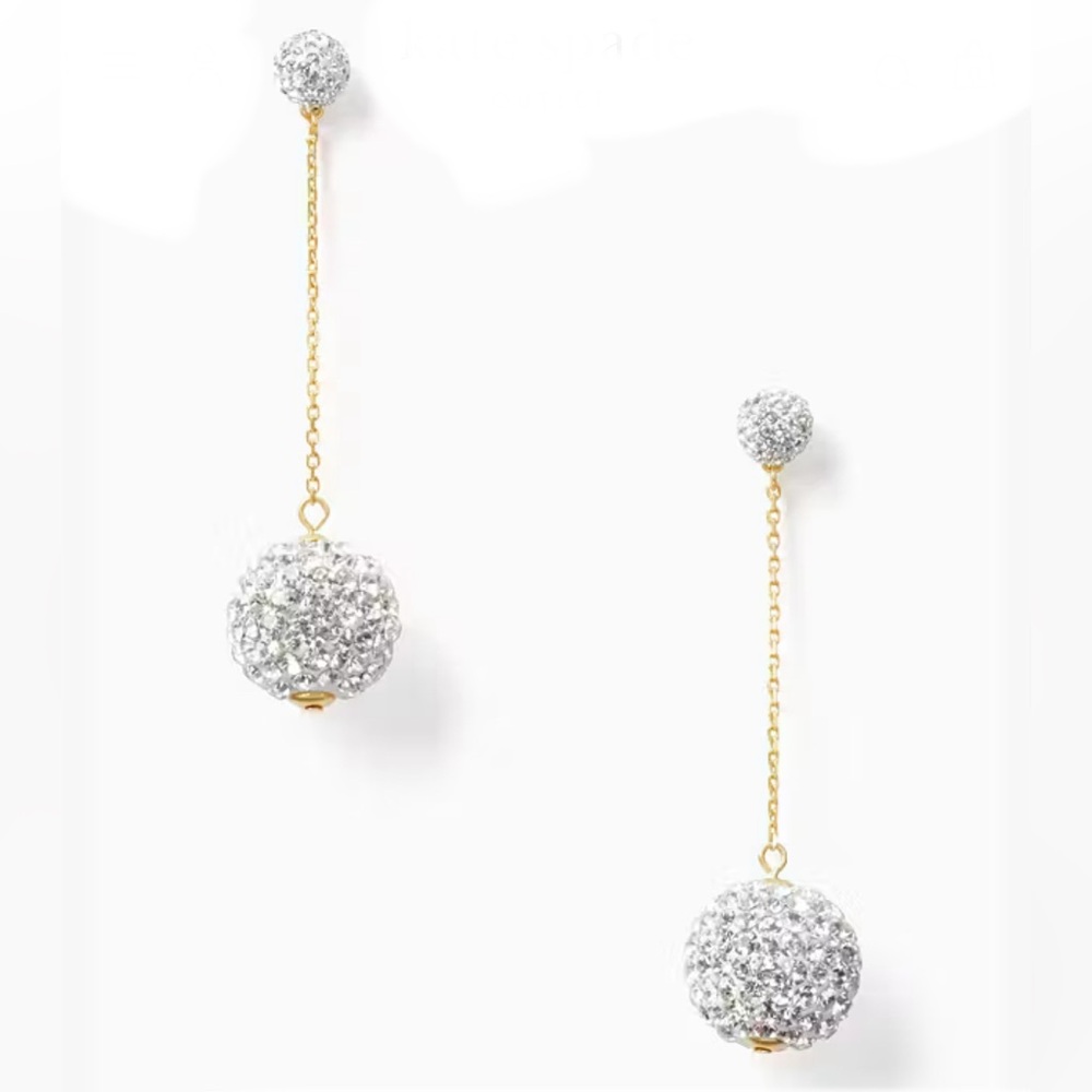 Kate Spade Gold Razzle Dazzle Linear Earrings
~ Prom Wedding Bling Fancy ~